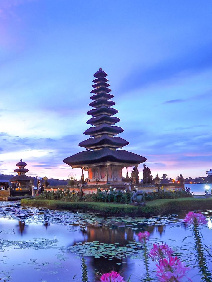 Temple on the lake, Bali