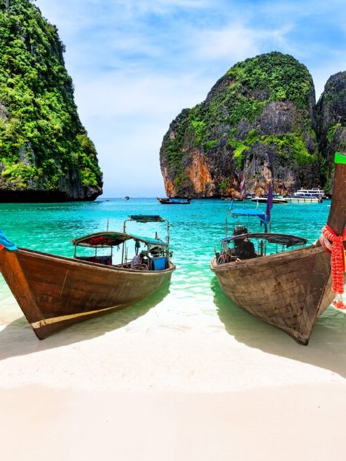 Longtail boats in Thailand